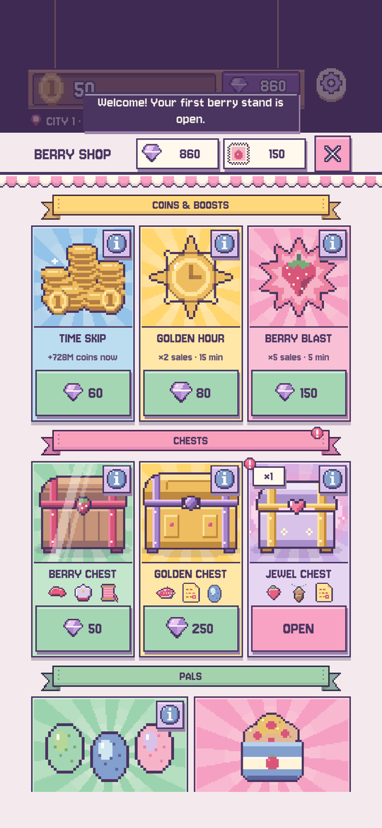 The berry shop.